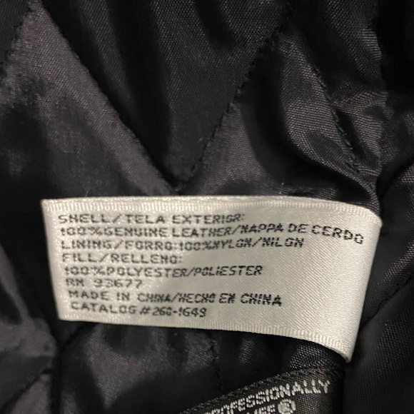 Liz Baker Black Leather Coat - Picture 2 of 9